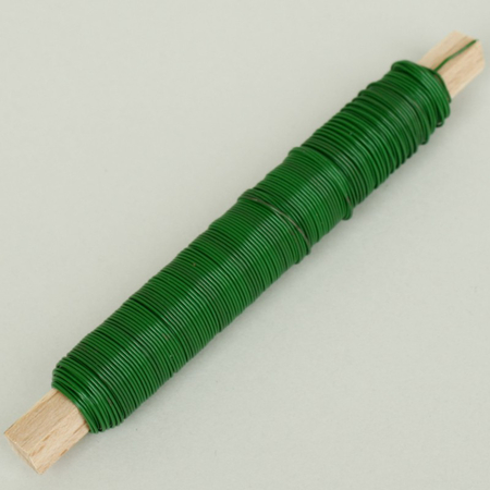 Drut nawijany zielony 0,7 mm - 100 g