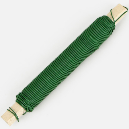 Drut nawijany zielony 0,8 mm - 100 g