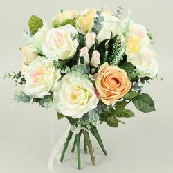 Nowe, ślubne dekoracje z różą, hortensją i storczykiem