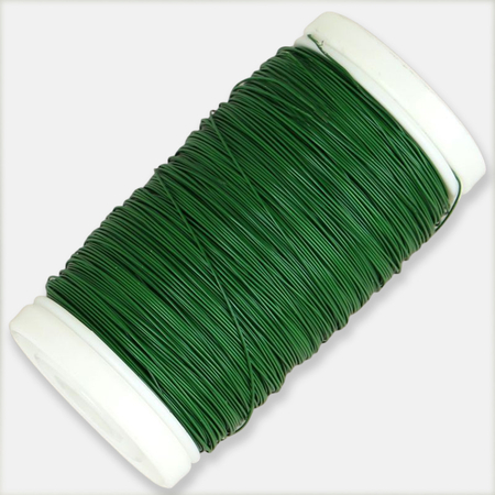 Drut stalowy zielony - szpulka 70 g