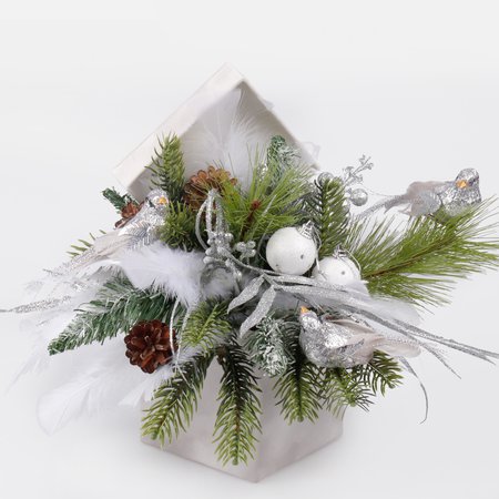 Flower box kompozycja świąteczna